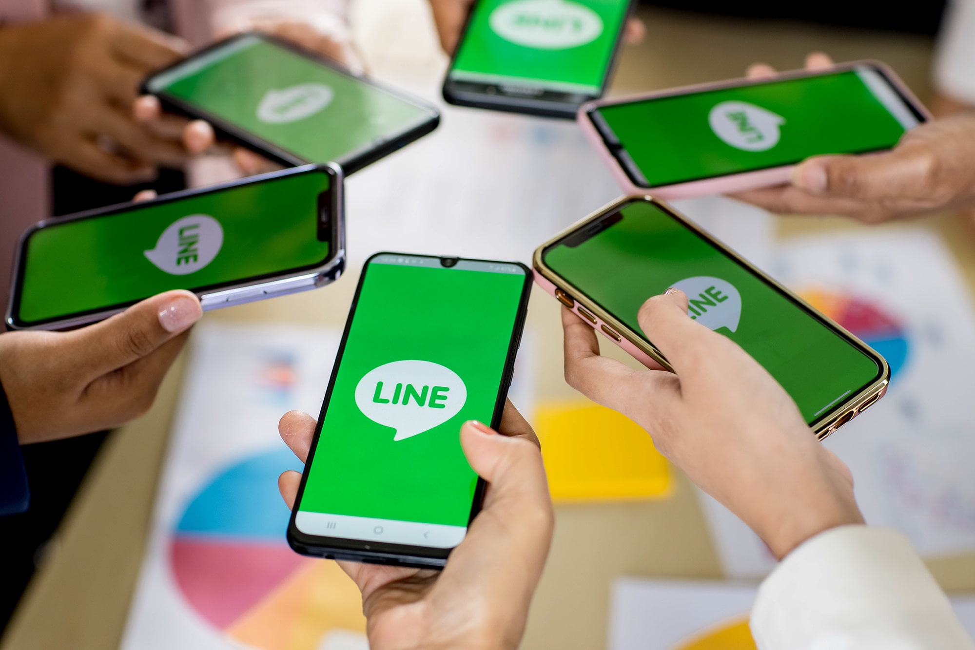 How to find people using Line